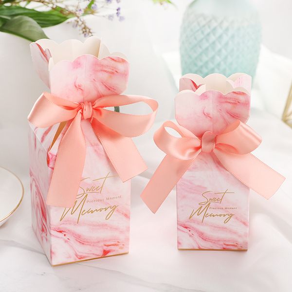 50pcs cardboard gift packaging box wedding favor candy box creative boite a dragees pour les mariage carton chocolate paper